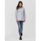 Ветровка  женская серого цвета 2037Sr