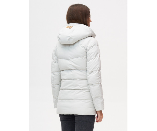 Куртка зимняя  светло-серого цвета 2080SS