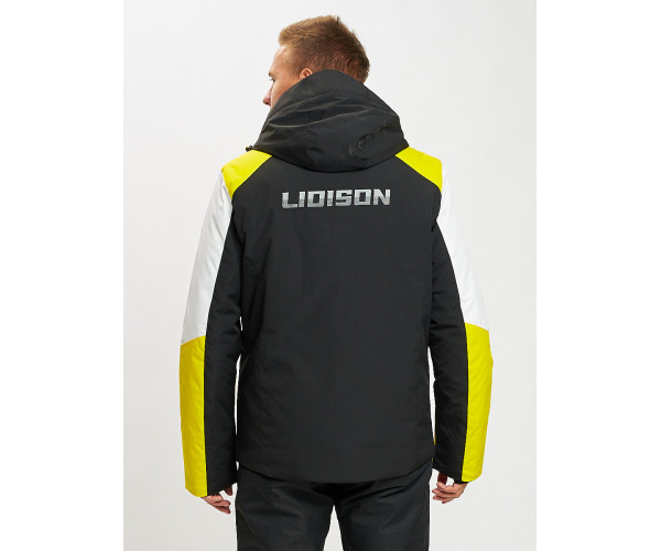 Горнолыжная куртка мужская желтого цвета 77018J