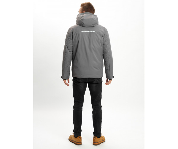 Горнолыжная куртка мужская  серого цвета 2088Sr