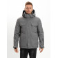 Горнолыжная куртка мужская  серого цвета 2088Sr