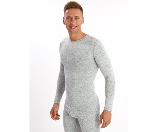 Термобелье мужское светло-серого цвета 2207SS