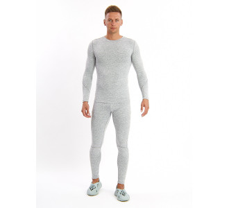 Термобелье мужское светло-серого цвета 2207SS