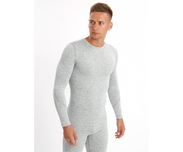Термобелье мужское светло-серого цвета 2207SS