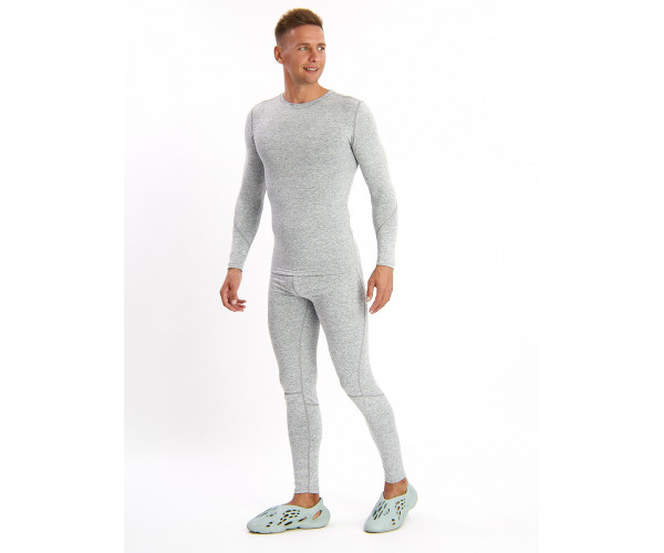 Термобелье мужское светло-серого цвета 2207SS