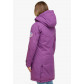 Женская зимняя парка фиолетового цвета 1806F