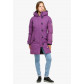 Женская зимняя парка фиолетового цвета 1806F
