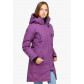 Женская зимняя парка фиолетового цвета 1806F