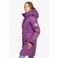 Женская зимняя парка фиолетового цвета 1806F