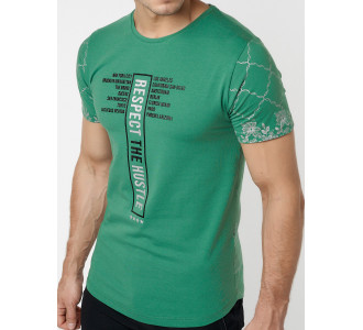 Подростковая футболка зеленого цвета 220072Z