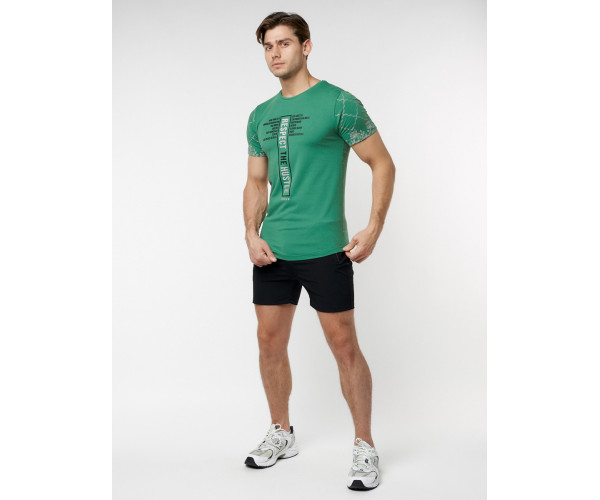 Подростковая футболка зеленого цвета 220072Z