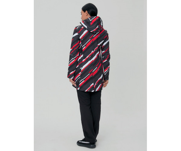 Женский осенний весенний костюм спортивный softshell красного цвета 019221Kr