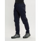 Брюки мужские на флисе зимние темно-синего цвета 1096TS