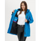 Женская зимняя парка синего цвета 1949S