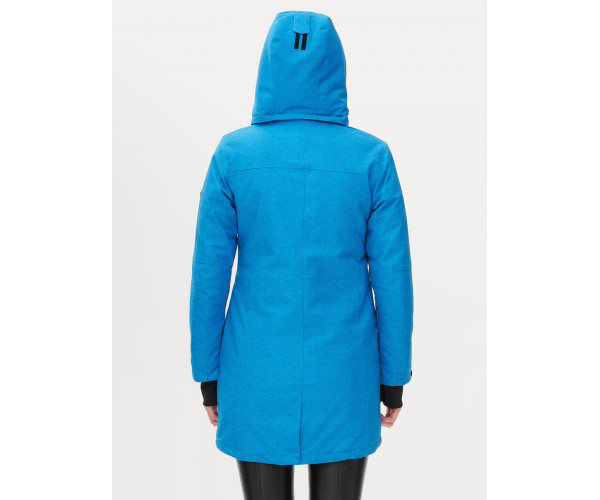 Женская зимняя парка синего цвета 1949S