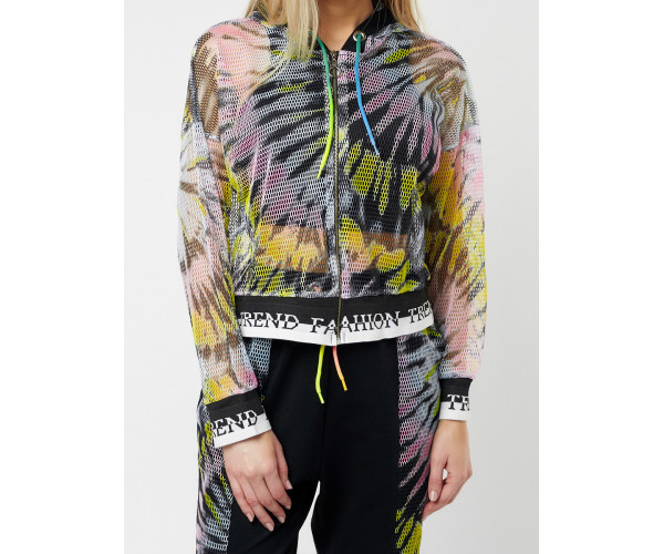 Спортивный костюм черного цвета 22103Ch