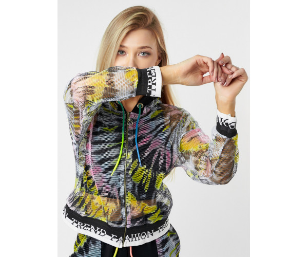 Спортивный костюм черного цвета 22103Ch