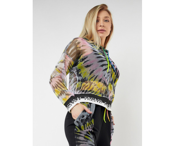 Спортивный костюм черного цвета 22103Ch