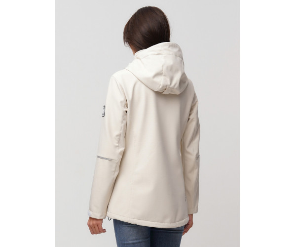 Ветровка  женская бежевого цвета 2035B
