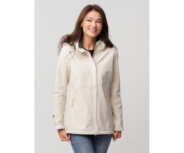 Ветровка  женская бежевого цвета 2035B