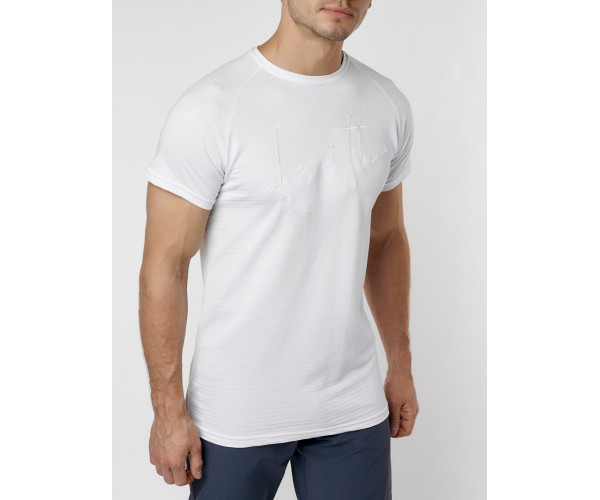 Футболка мужская белого цвета 229003Bl