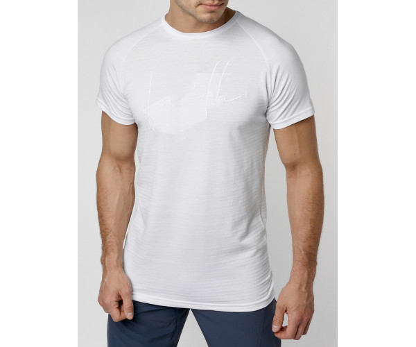 Футболка мужская белого цвета 229003Bl