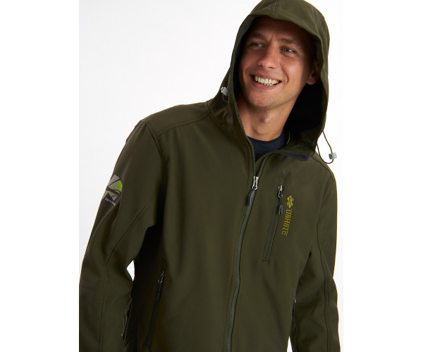 Ветровка мужская болотного цвета 495Bt