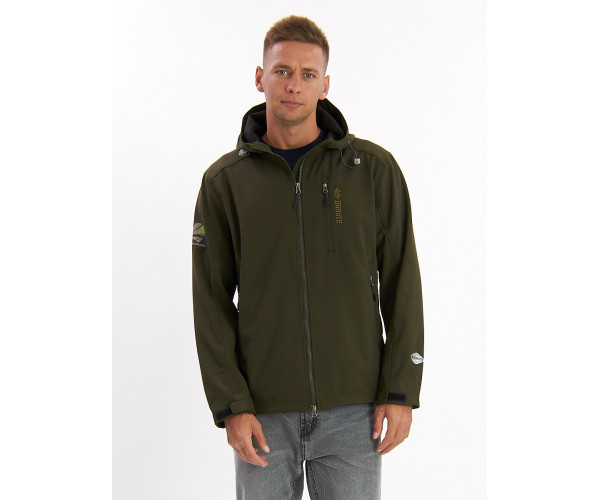 Ветровка мужская болотного цвета 495Bt