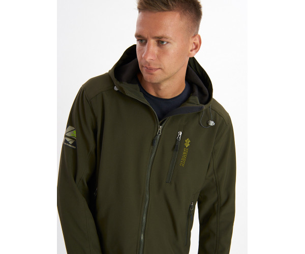 Ветровка мужская болотного цвета 495Bt