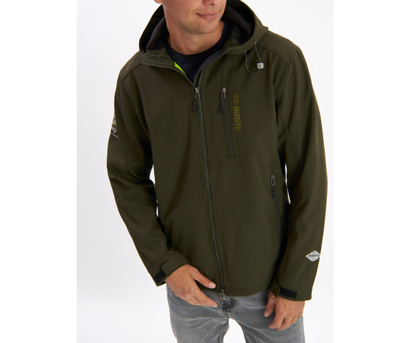 Ветровка мужская болотного цвета 495Bt