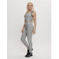Костюм для фитнеса женский серого цвета 2004Sr