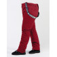 Женские зимние горнолыжные брюки большого размера бордового цвета 1878Bo