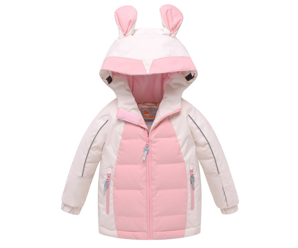 Горнолыжный костюм детский Valianly бежевого цвета 9002B