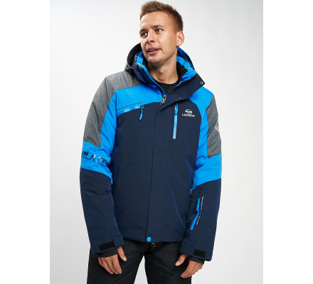 Горнолыжная куртка мужская синего цвета 77013S