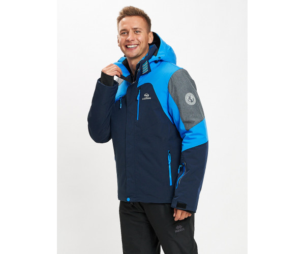 Горнолыжная куртка мужская синего цвета 77013S