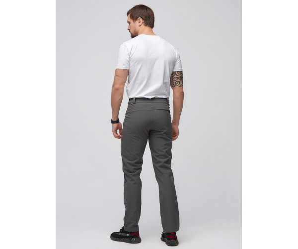 Мужские осенние весенние виндстопер серого цвета 19121Sr