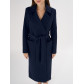 Пальто демисезонное темно-синего цвета 4057TS