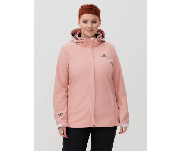 Костюм  bigsize розового цвета 02034-1R