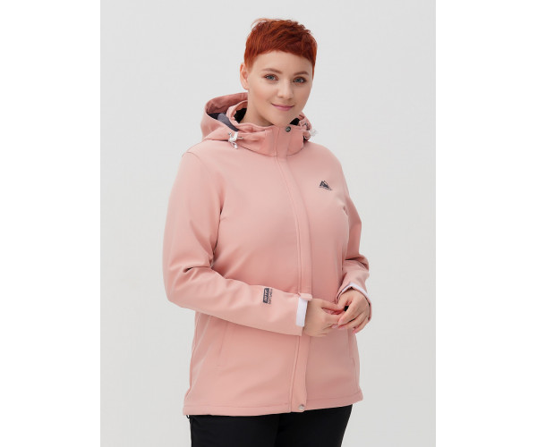 Костюм  bigsize розового цвета 02034-1R