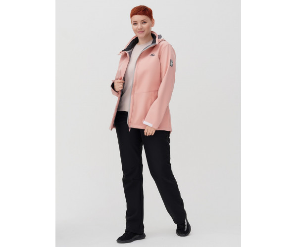 Костюм  bigsize розового цвета 02034-1R