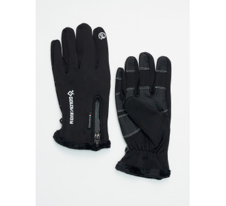 Перчатка спортивная демисезонные мужская черного цвета 613Ch