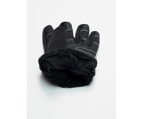 Перчатка спортивная демисезонные мужская черного цвета 613Ch