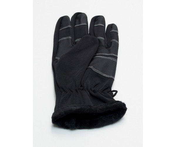 Перчатка спортивная демисезонные мужская черного цвета 613Ch