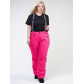 Женские зимние горнолыжные брюки большого размера розового цвета 1878R