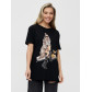 Женская туника с принтом черного цвета 4296Ch