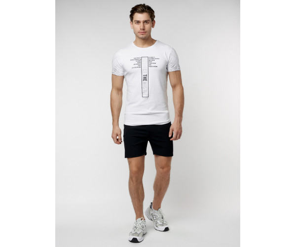 Подростковая футболка белого цвета 220072Bl
