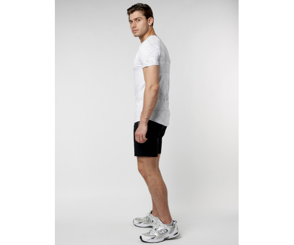 Подростковая футболка белого цвета 220072Bl