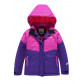 Горнолыжный костюм Valianly для девочки темно-фиолетового цвета 90081TF