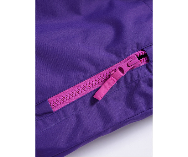 Горнолыжный костюм Valianly для девочки темно-фиолетового цвета 90081TF