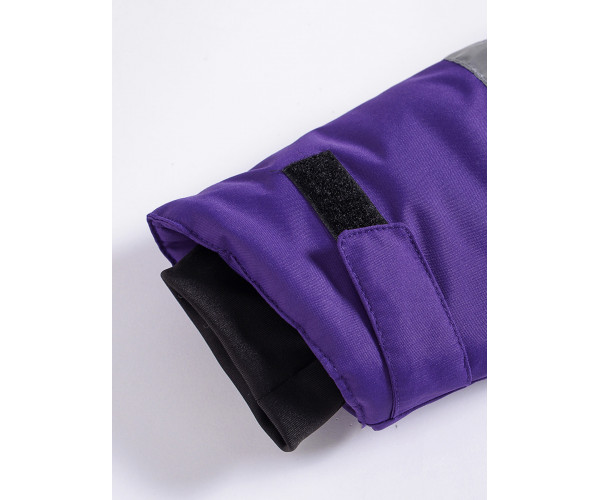 Горнолыжный костюм Valianly для девочки темно-фиолетового цвета 90081TF